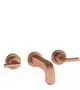 AXOR-HG-AXOR-Citterio-3-Loch-Waschtischarmatur-Unterputz-fuer-Wandmontage-mit-Auslauf-162-mm-Hebelgriffen-und-Rosetten-Brushed-Red-Gold-39315310 gallery number 1